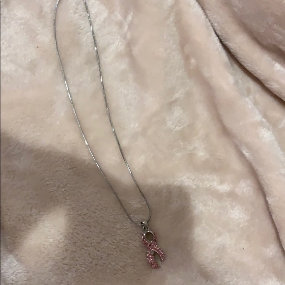 Pink Ribbon Necklace - Picture 3 of 4